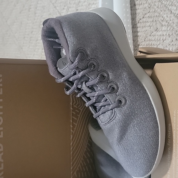 Allbirds Women’s Wool Runner Mizzles Gray Water-Repellent Sneakers Sz 9 New Gift - Picture 8 of 9